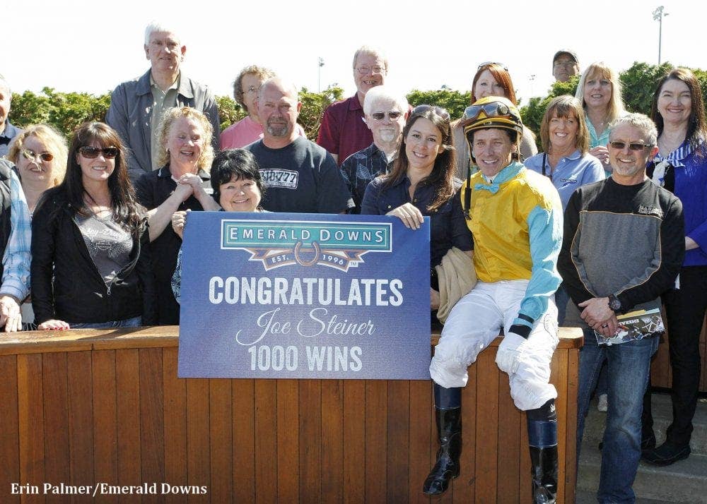 Jockey Joe Steiner Notches 1,000th Career Victory - Paulick Report