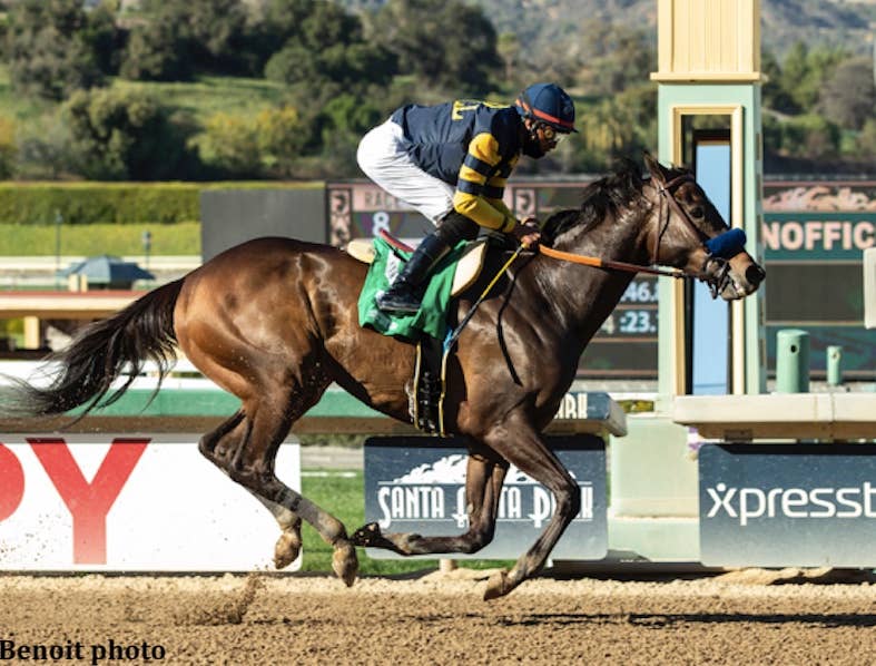 Ax Man Wires Field Under Maldonado In Santana Mile At Santa Anita ...
