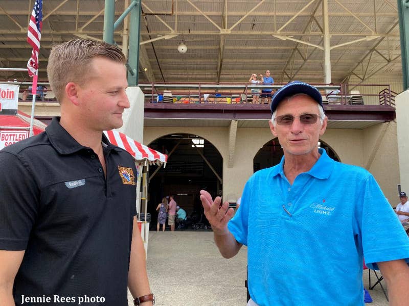 Calvin Utley Yes It's Ginger Giving Utley Ride Of A Lifetime - Paulick Report