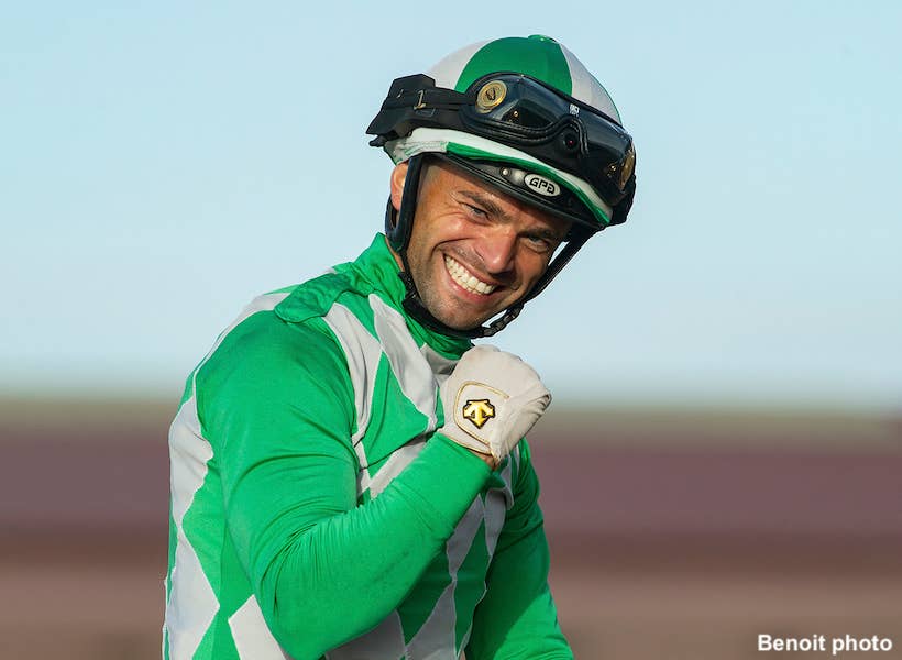 Coach Rispoli Harris Homebred Closing Remarks Takes Yellow Ribbon Under Rispoli ...