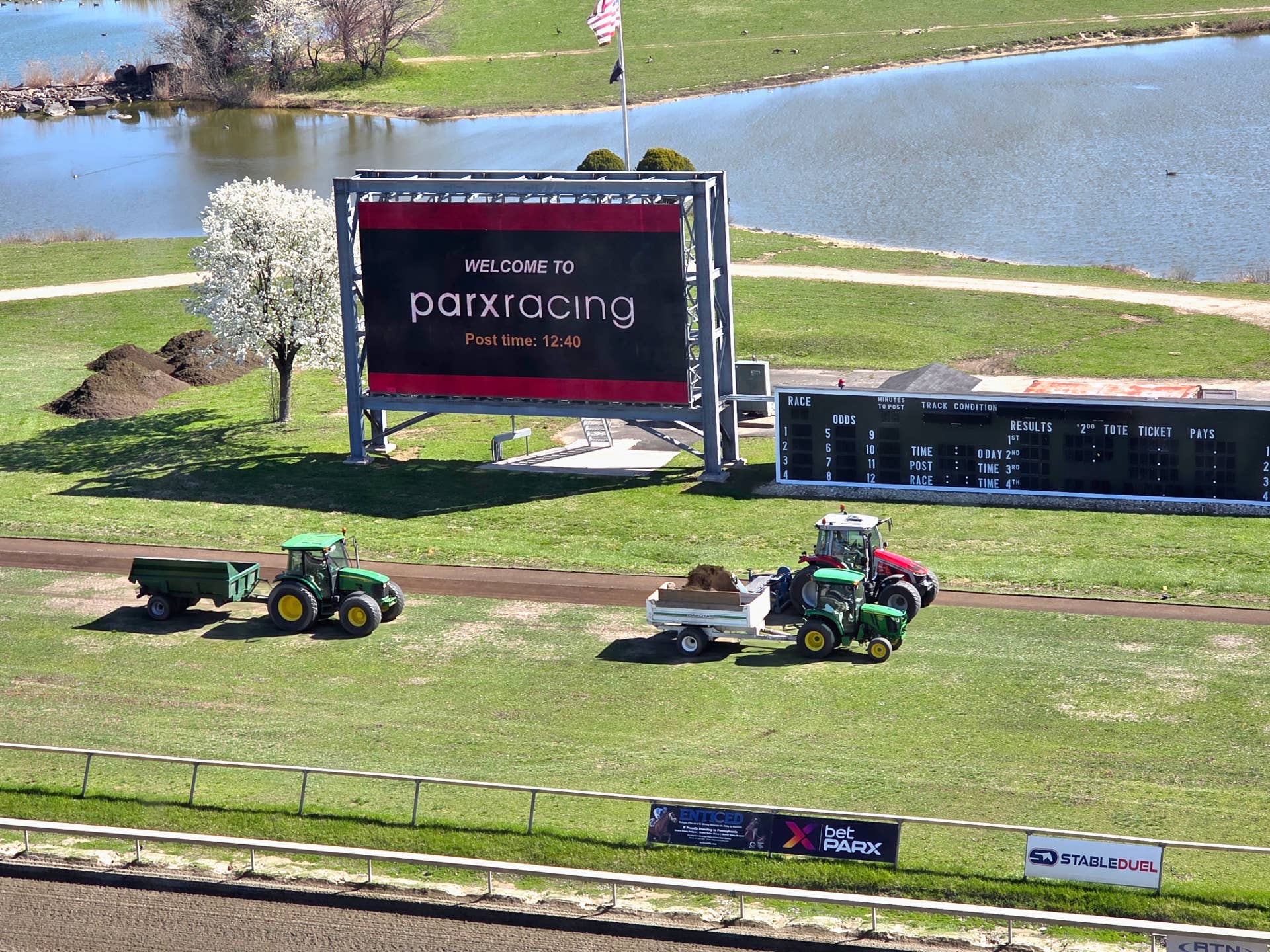 Parx Kicks Off Turf Course Renovation, Turf Racing To Return This Fall ...