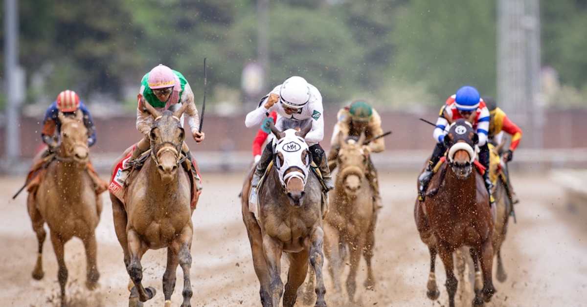 My Mane Squeeze Powerful Down Stretch In Eight Belles Stakes - Paulick ...