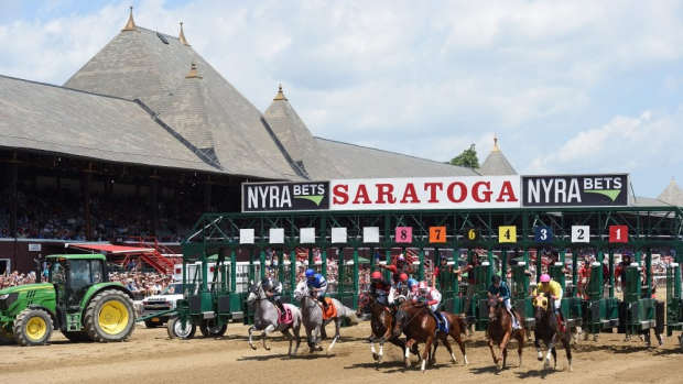 Saratoga Race Course in Saratoga Springs, N.Y.