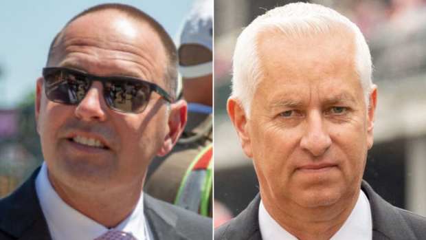 Chad Brown (left) and Todd Pletcher