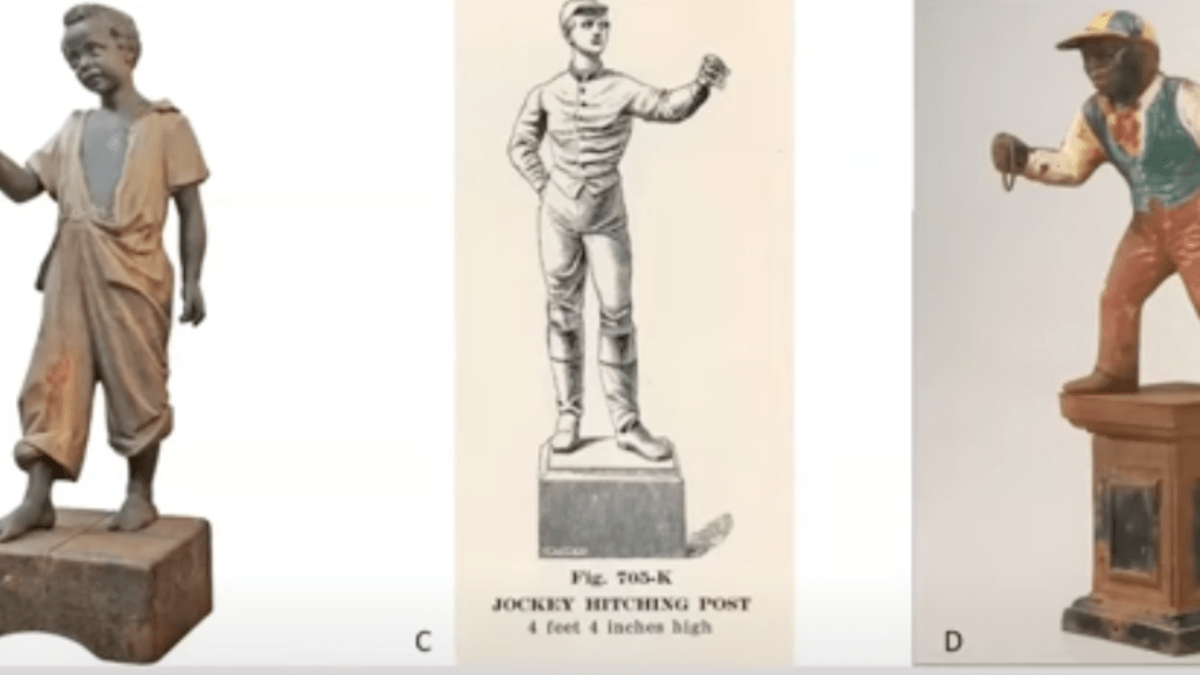 Cast iron jockey boy 11 cheapest inces tall