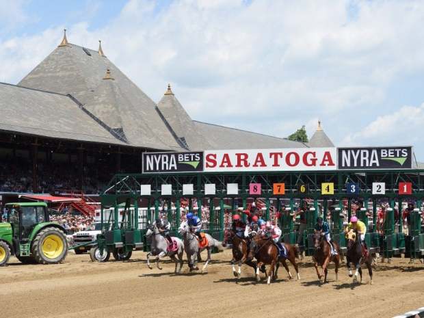 Saratoga Race Course in Saratoga Springs, N.Y.