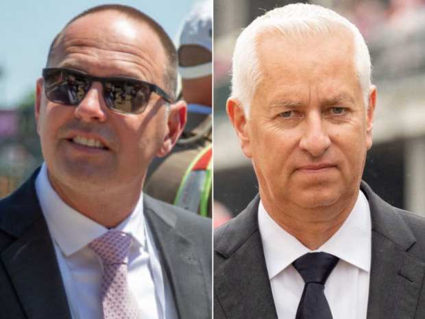Chad Brown (left) and Todd Pletcher