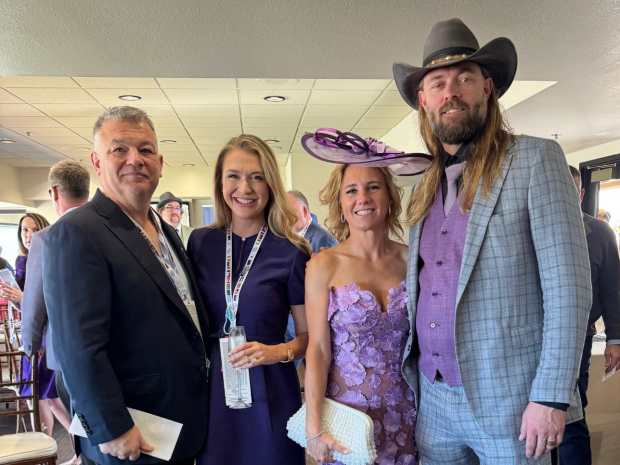  John Stewart, Chelsey Stone, Julia Werth, and Jayson Werth