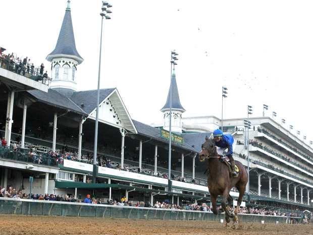 Late-blooming Loved gets her first graded stakes victory, winning the Falls City under Tyler Gaffalione