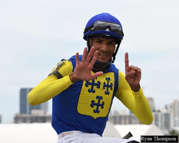 Jockey Edwin Gonzalez Captures 1,500th Career Win at Gulfstream Park ...