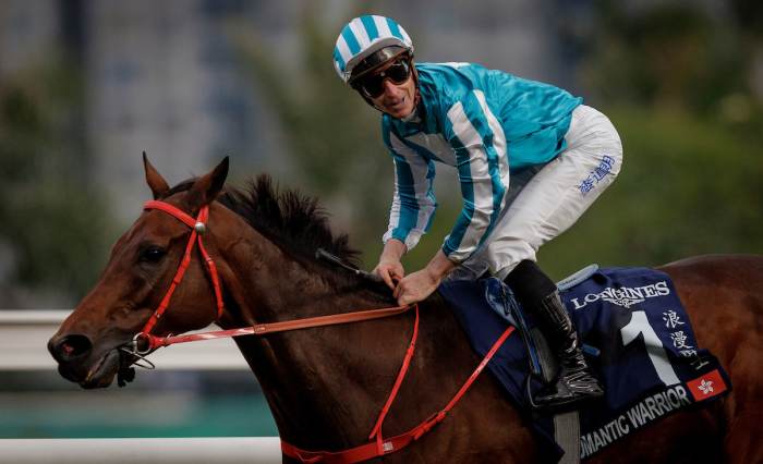 Romantic Warrior Scores Historic Third Hong Kong Cup Win - Paulick ...