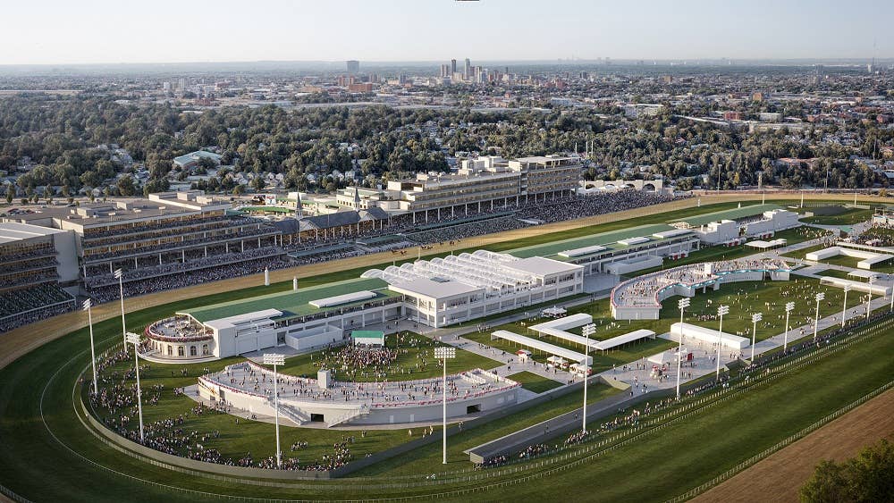 Infield construction (artist's rendering)