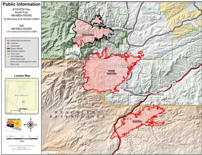 Wildfire Update: Racing Cancelled At Ruidoso, Approximately Half Of ...