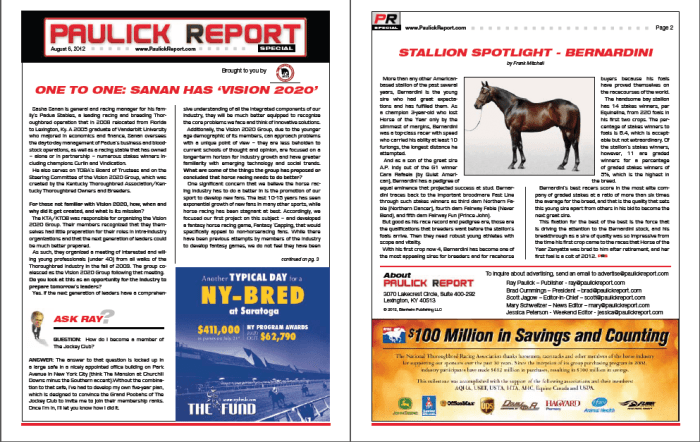 Paulick Report Special: F-T Saratoga Sale - Paulick Report | Latest ...