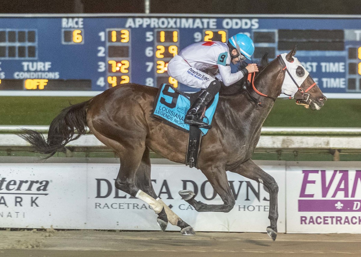 Louisiana Legends Ova Charged Star Of The Night At Evangeline Downs