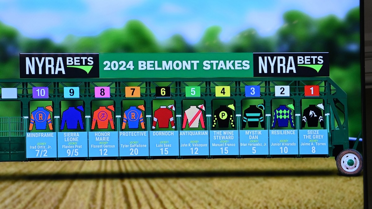 Post positions for the 2024 Belmont Stakes
