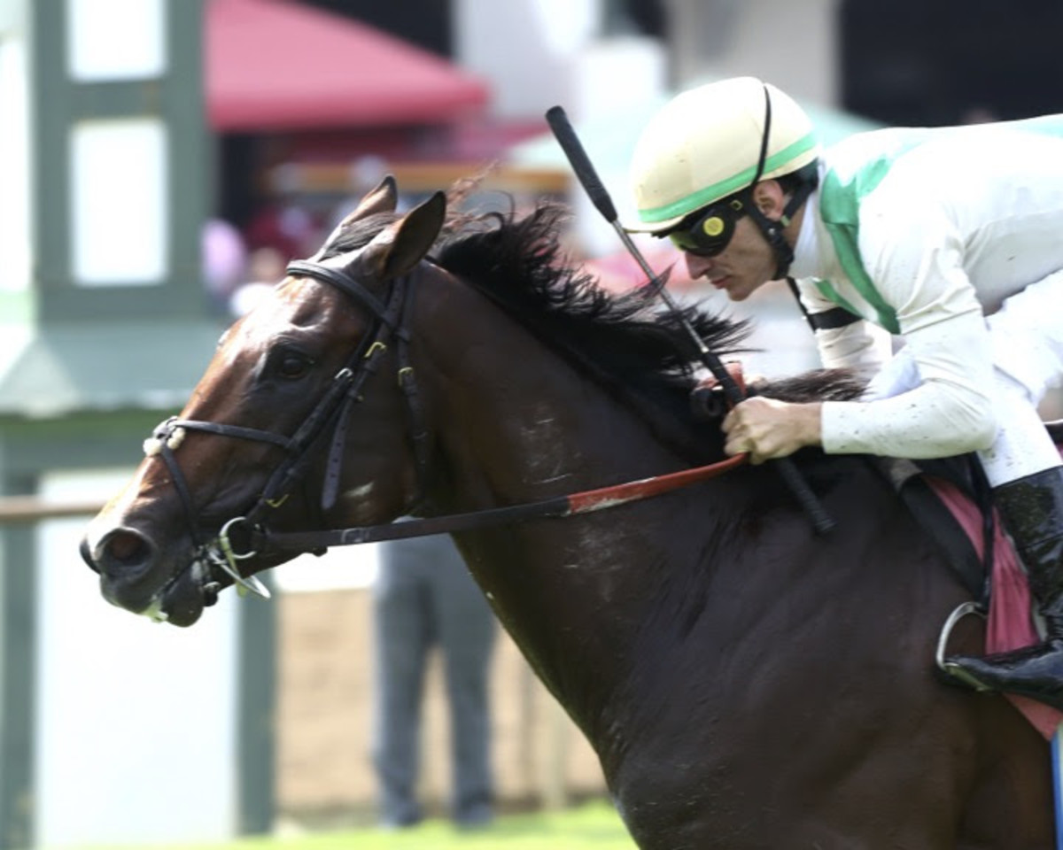 Cameo Performance wins the Kentucky Downs Preview Nashville Derby at Ellis Park