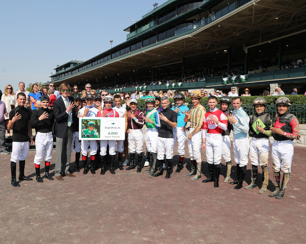 'Happy To Be Here' Irad Ortiz Jr. Hits 4,000th Win Milestone At