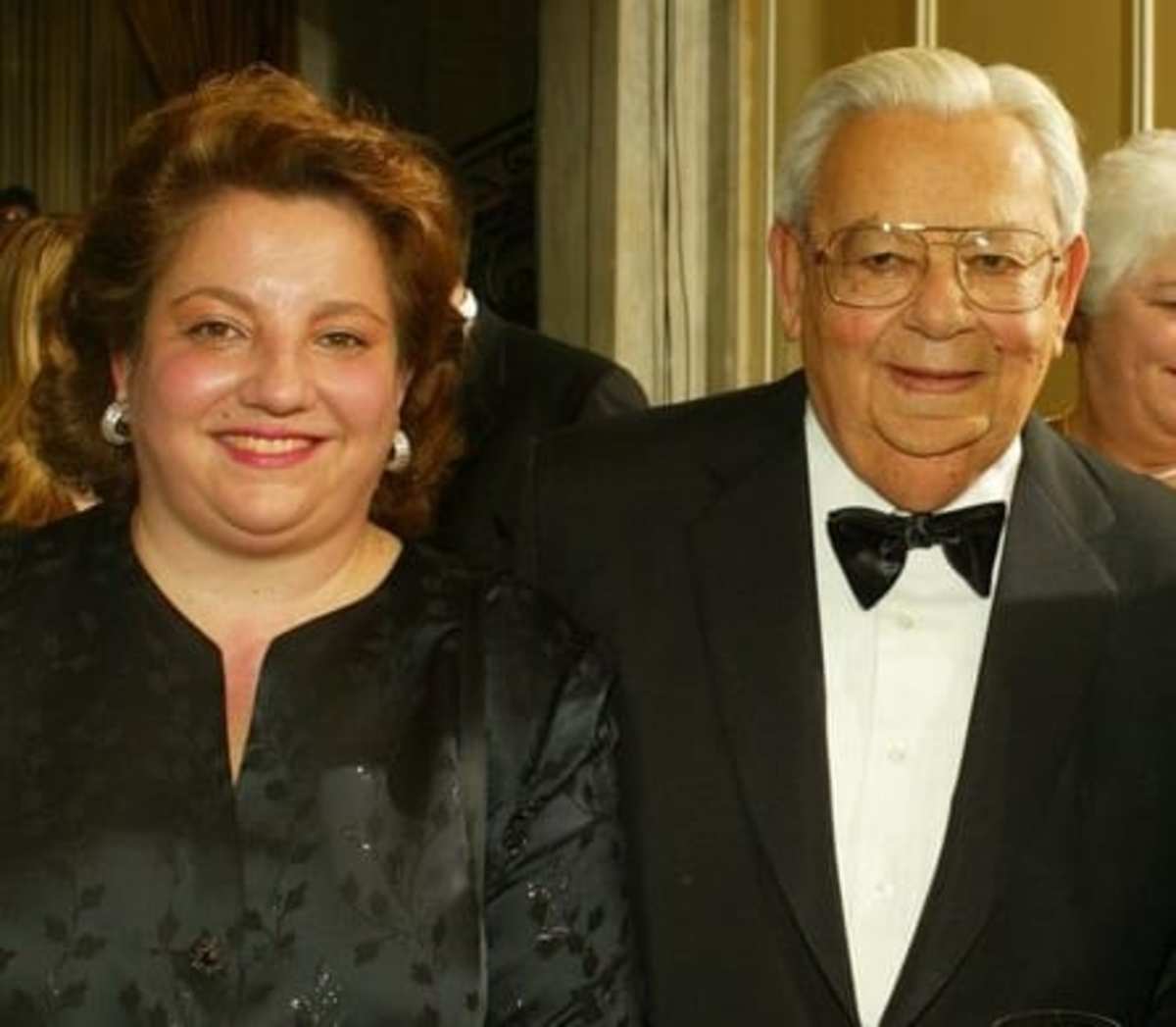 Samantha Siegel with her late father, Mace Siegel, a founding member of the TOC.