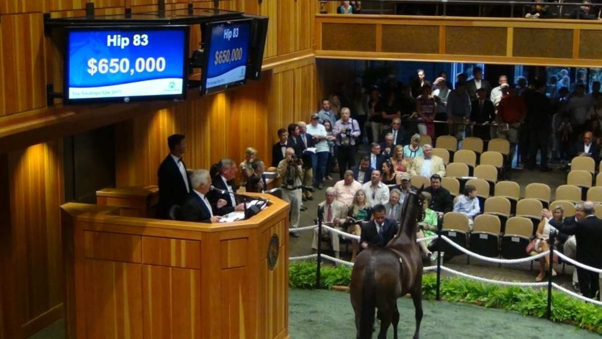 FasigTipton Saratoga 'Interest With Discipline' Encouraging Sign for