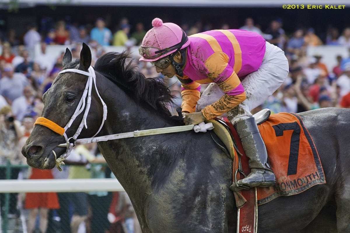 Pants On Fire Wins Monmouth Cup; Take Charge Indy Injured Paulick
