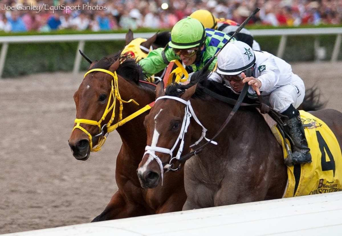 Constitution Makes Inside Move to Claim Florida Derby Victory Paulick