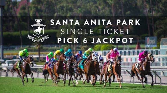 72 Ticket Nails Santa Anita Single Ticket Pick 6 for 91,170 Paulick