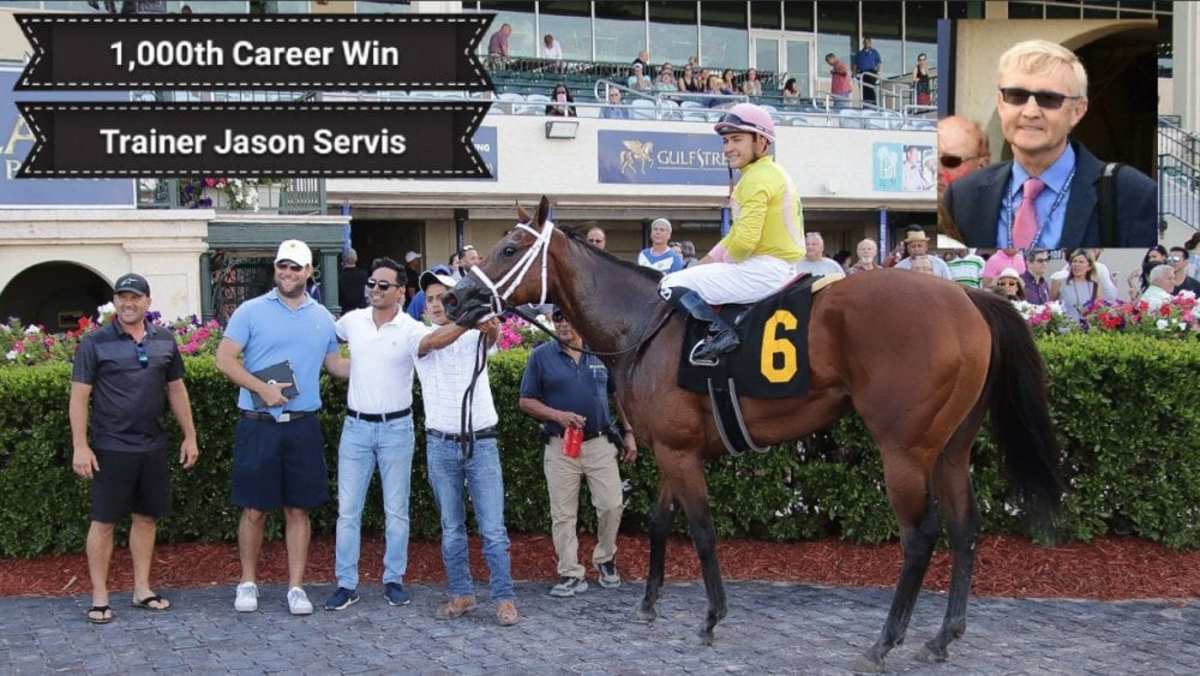 Jason Servis Scores 1,000th Victory Sunday At Gulfstream Paulick