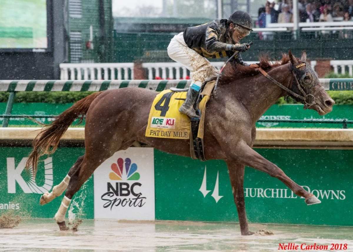 Funny Duck Wins G3 Pat Day Mile Swimmingly In The Slop At 39-1 ...