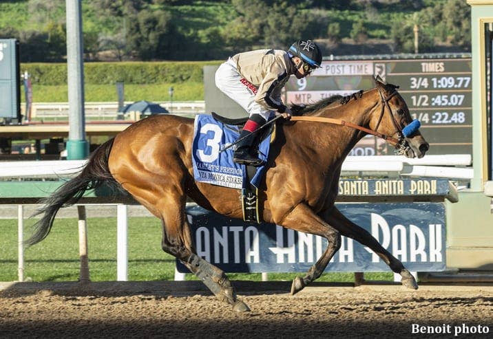 Marley's Freedom Smokes Santa Monica Rivals - Paulick Report | Latest ...