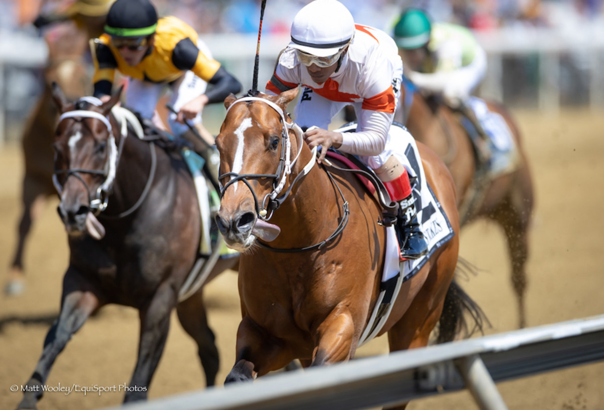 Mighty Mischief Takes Rail Path To Chick Lang Stakes Victory Paulick