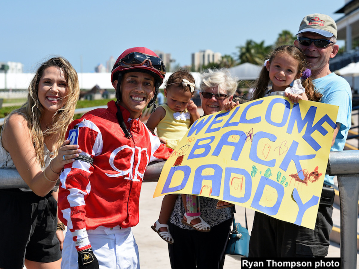 'Happy To Be Back' Zayas Returns To Race Riding At Gulfstream