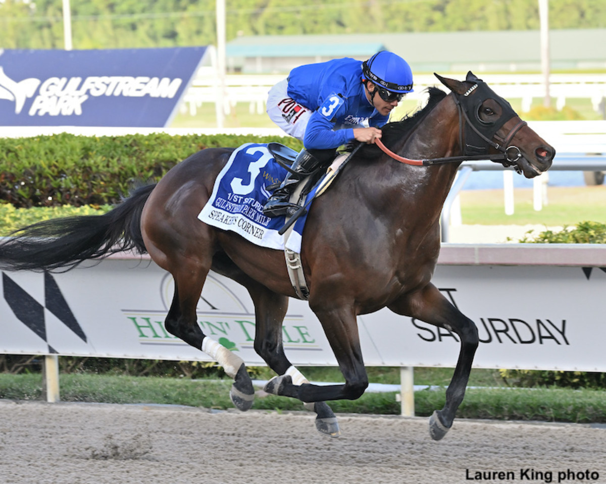 Favored Speaker's Corner Continues Upward Trajectory In Gulfstream Park