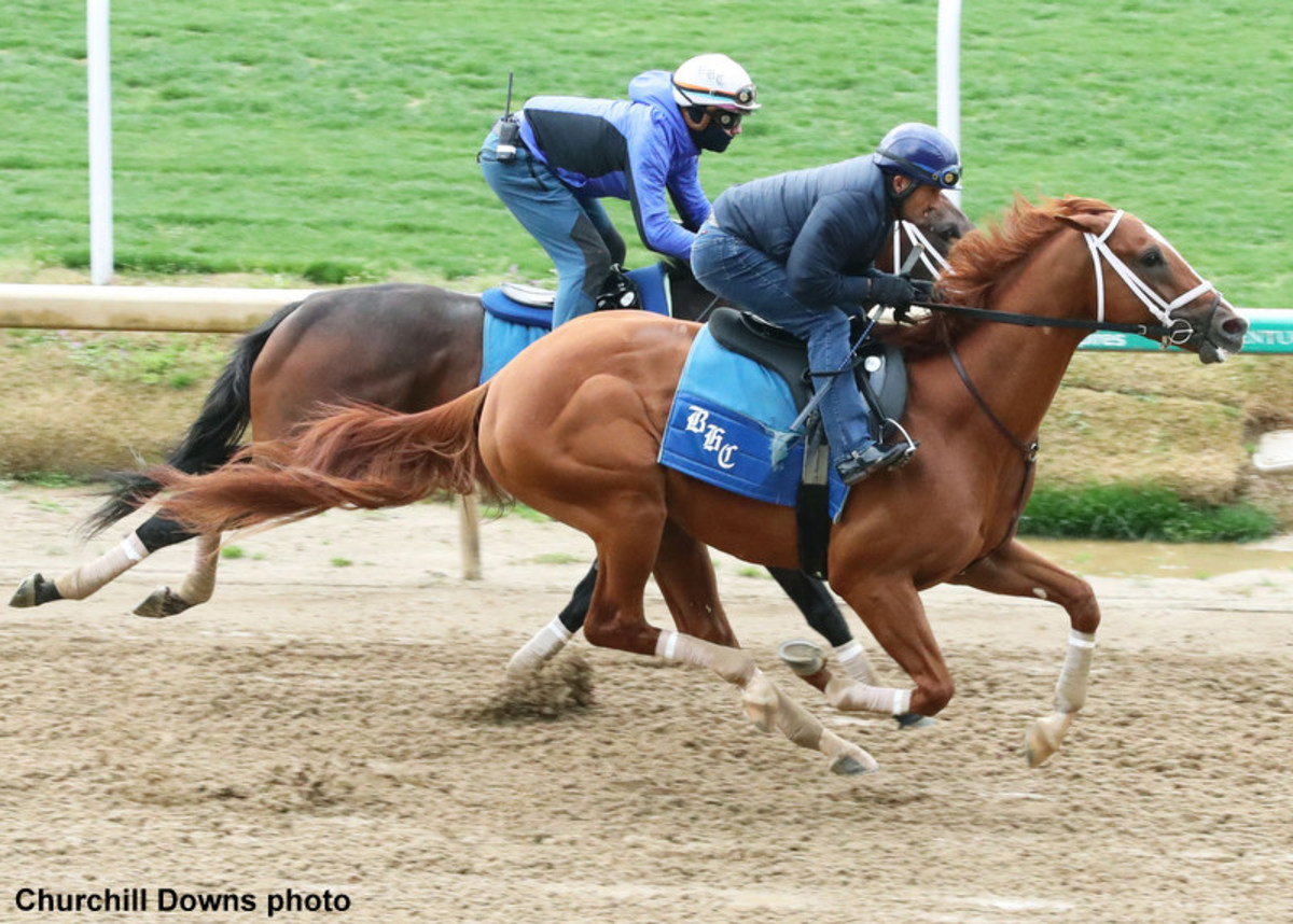 Derby Hopefuls Cyberknife, Tiz The Bomb, Crown Pride Tune Up At