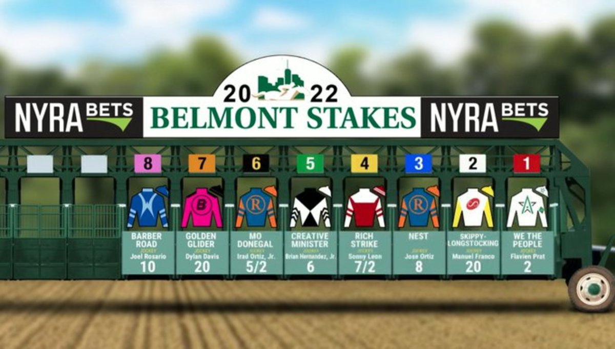 Rich Strike Draws Post Four, Set At 72 For Saturday's Belmont; We The