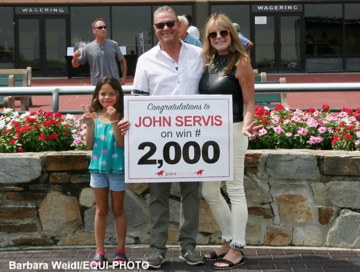 Trainer John Servis Celebrates 2,000th Winner At Parx Paulick Report