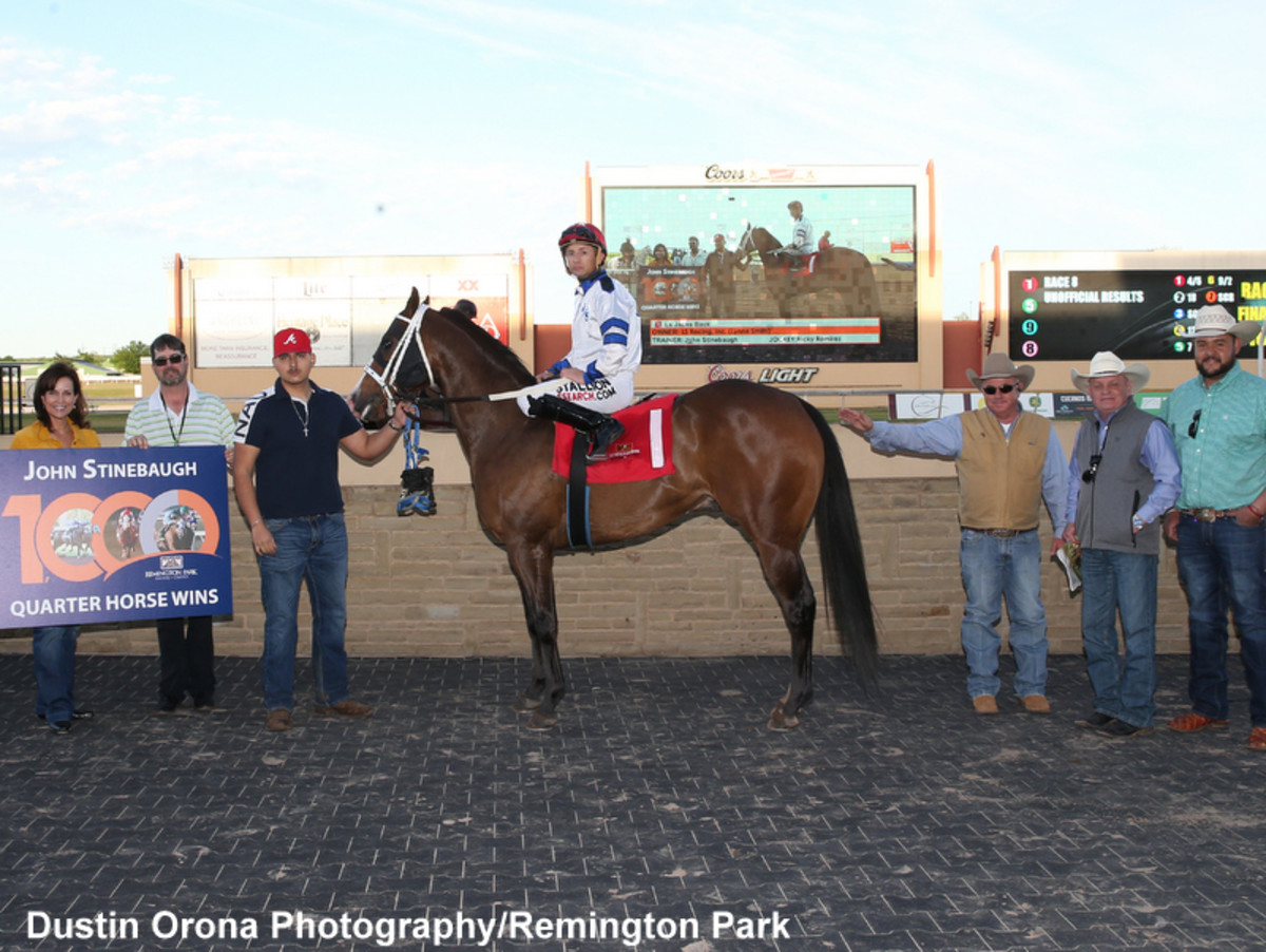 Trainer John Stinebaugh Scores 1,000th Quarter Horse Victory At