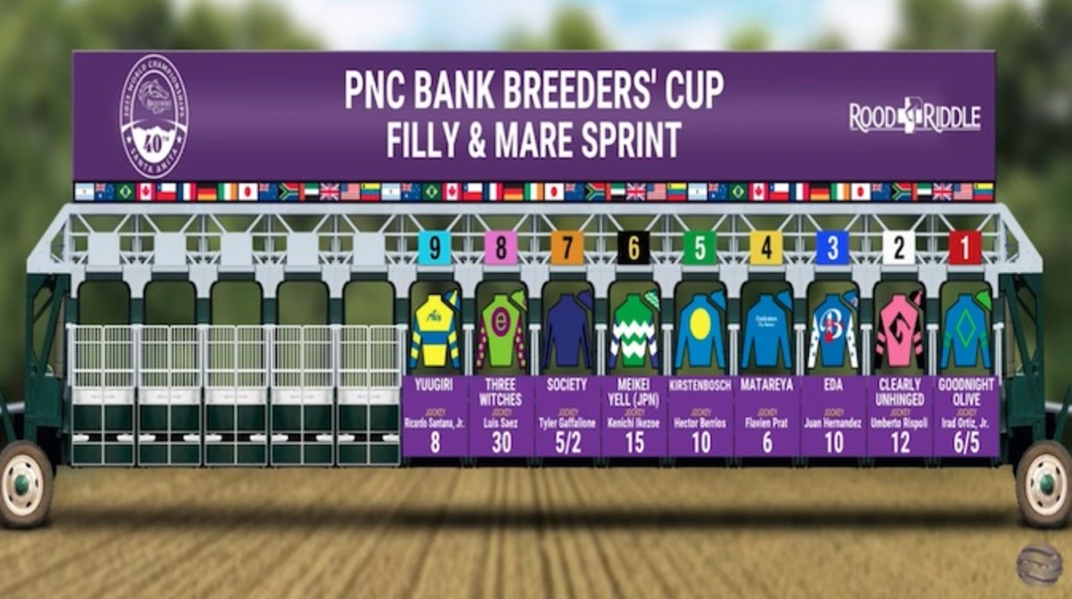 Breeders' Cup Post Positions Classic Favorite Arabian Knight Draws 12