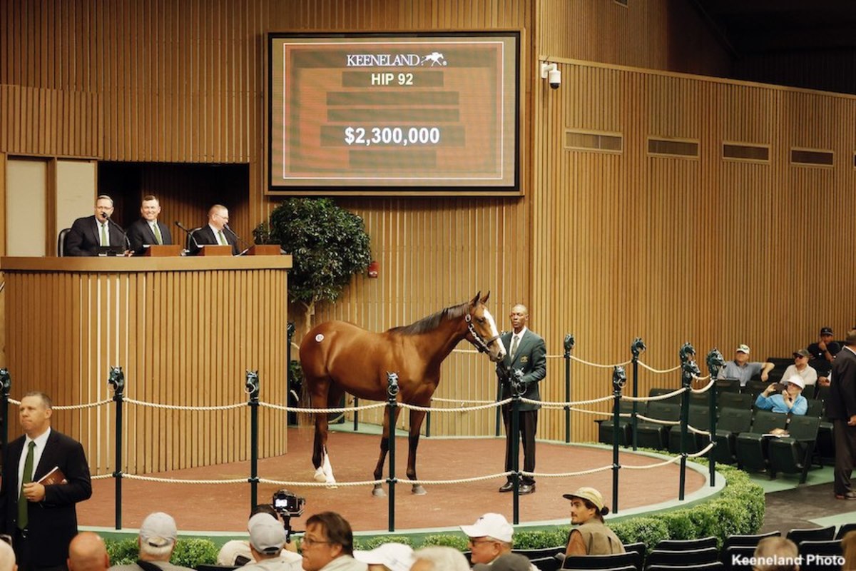 2.3 Million Into Mischief Filly Tops Opening Session Of Keeneland