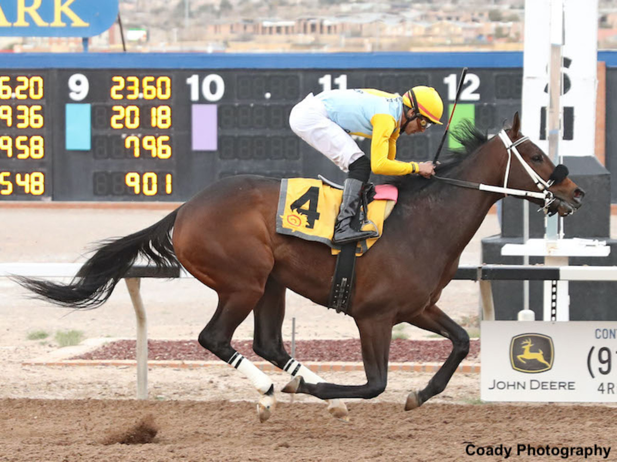 Henry Q and Edwin Maldonado take Sunland Park's Mine That Bird Derby by 14 3/4 lengths