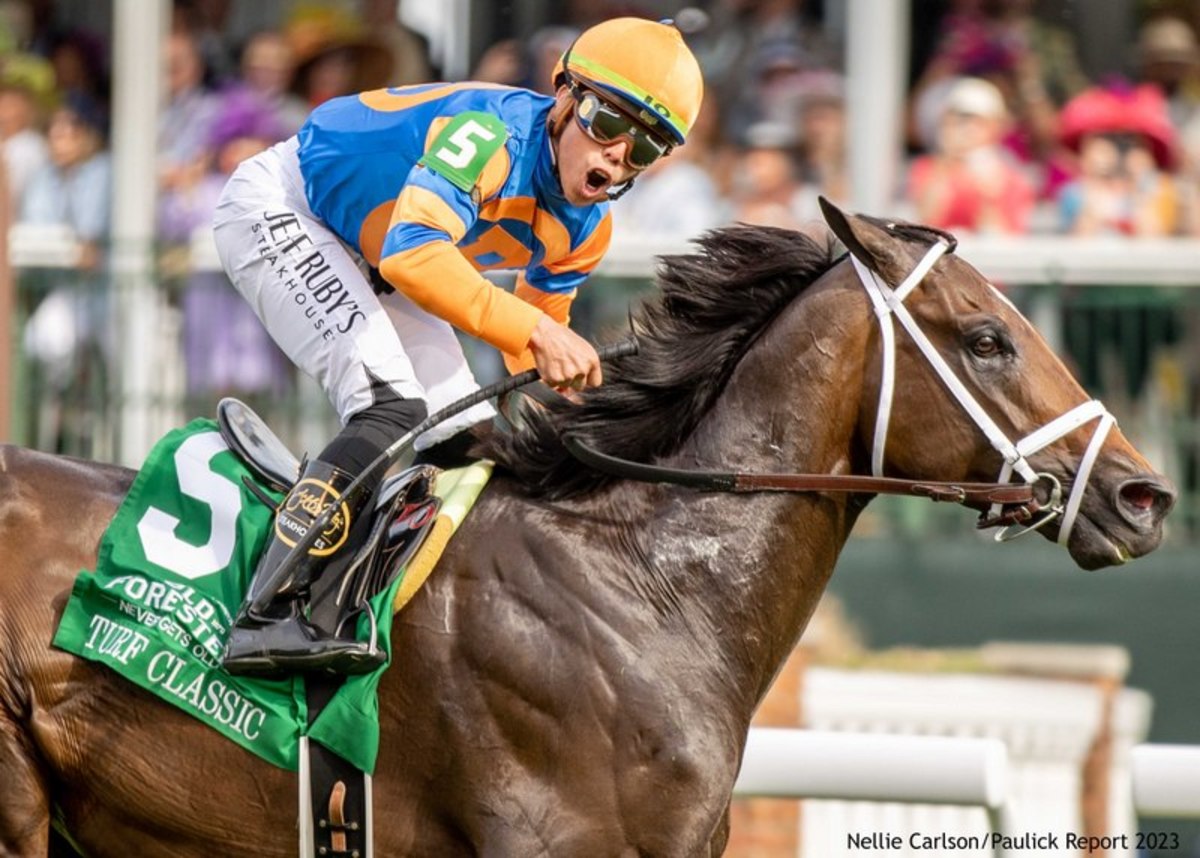 Forte's Connections Win 'Consolation Prize' In Turf Classic With Up To