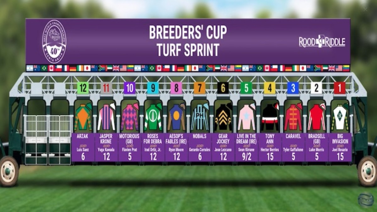 Breeders' Cup Post Positions Classic Favorite Arabian Knight Draws 12