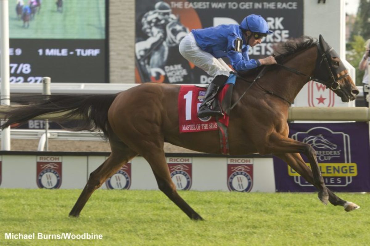 Master Of The Seas Scores Commanding Woodbine Mile Victory, Earns