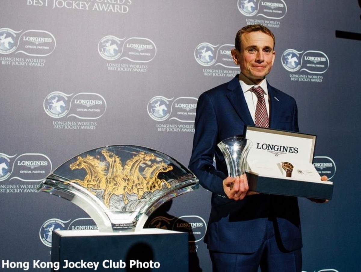 Ryan Moore Named Longines World s Best Jockey For Fourth Season