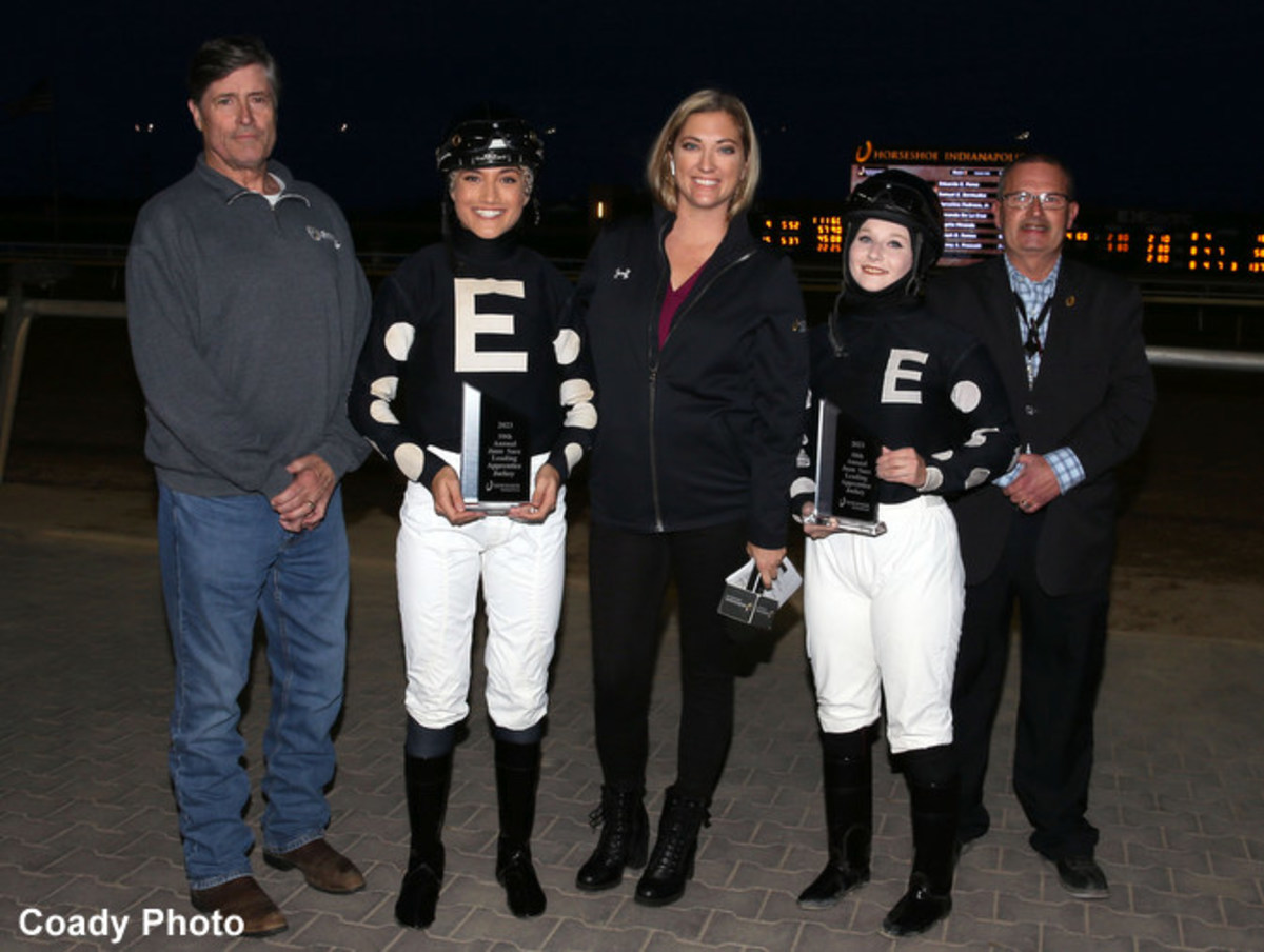 Horseshoe Indianapolis Hannah Leahey, McKenna Anderson Tie For Juan Saez Leading Apprentice