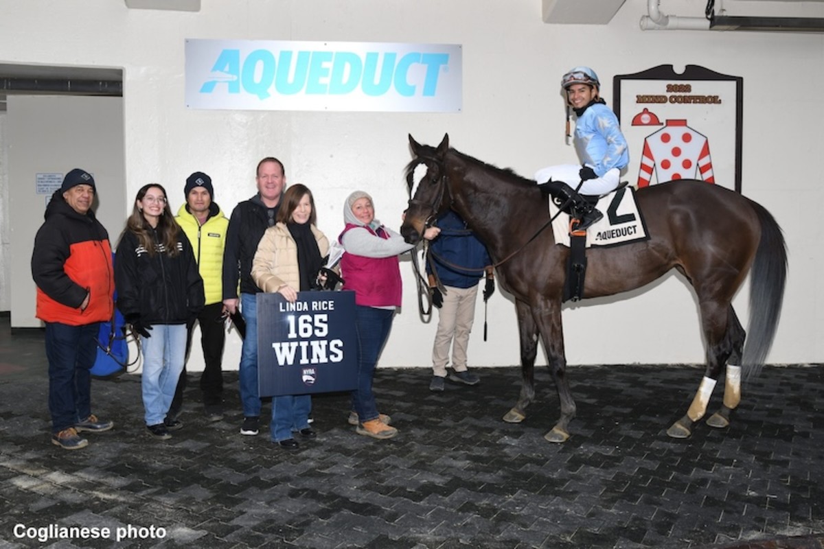Linda Rice Sets NYRA SingleSeason Training Record With 165th Win Of