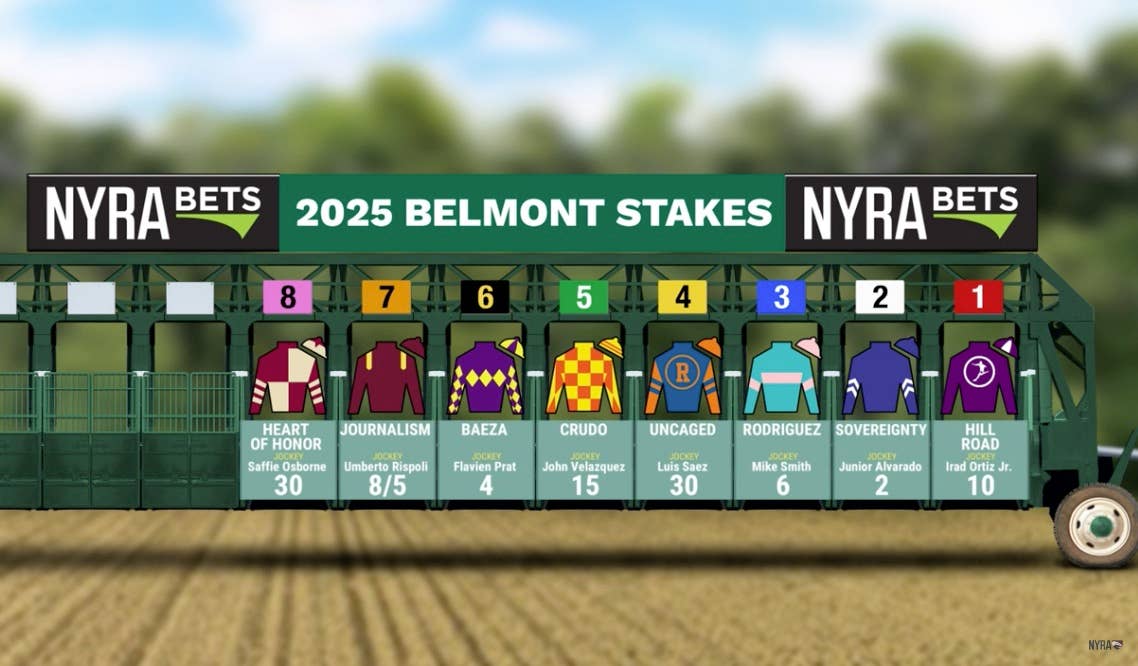 Journalism Tabbed 8-5 Favorite Over Sovereignty For 2025 Belmont Stakes ...