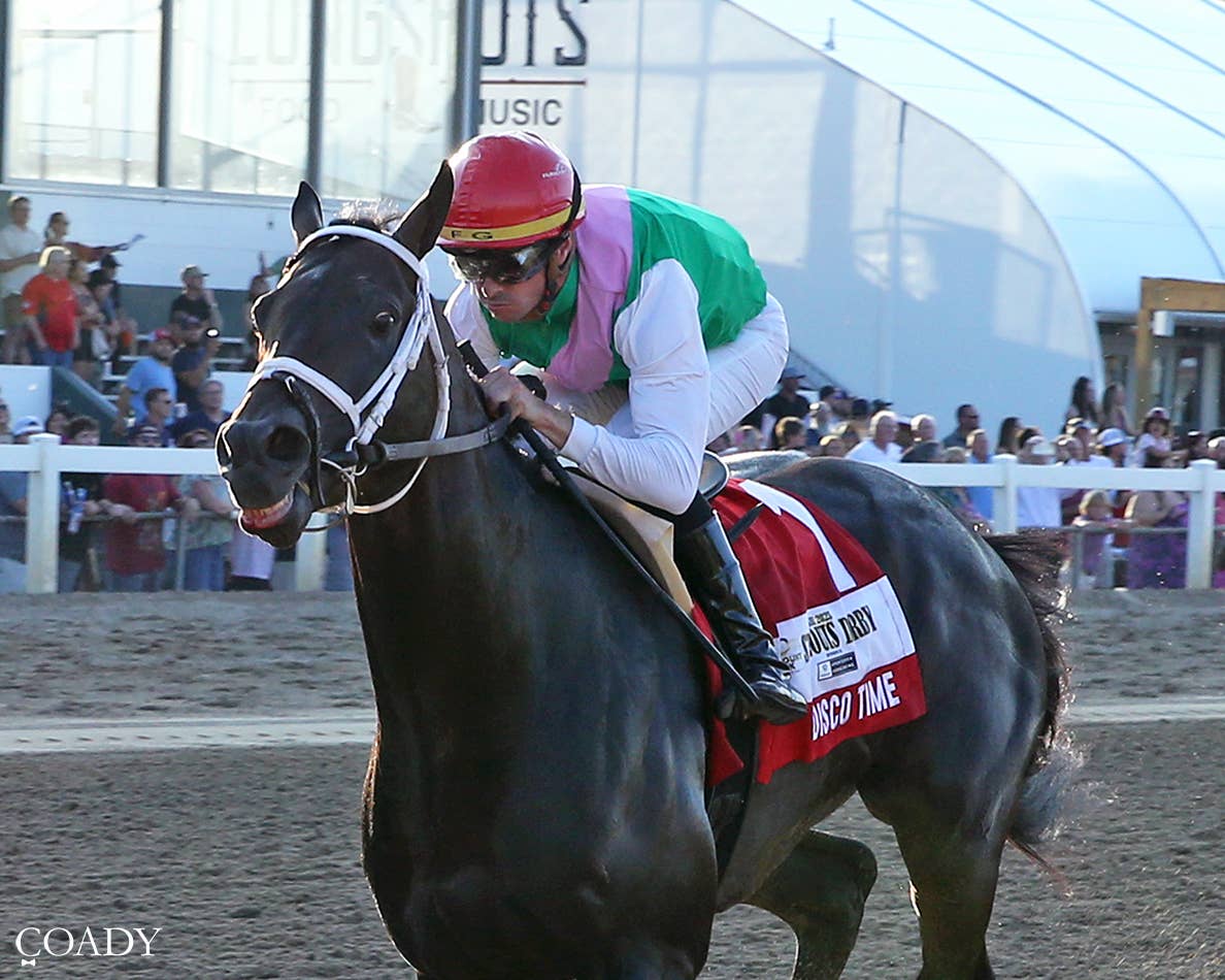 Disco Racing Disco Time Stays Unbeaten With Romping Victory In St. Louis Derby ...
