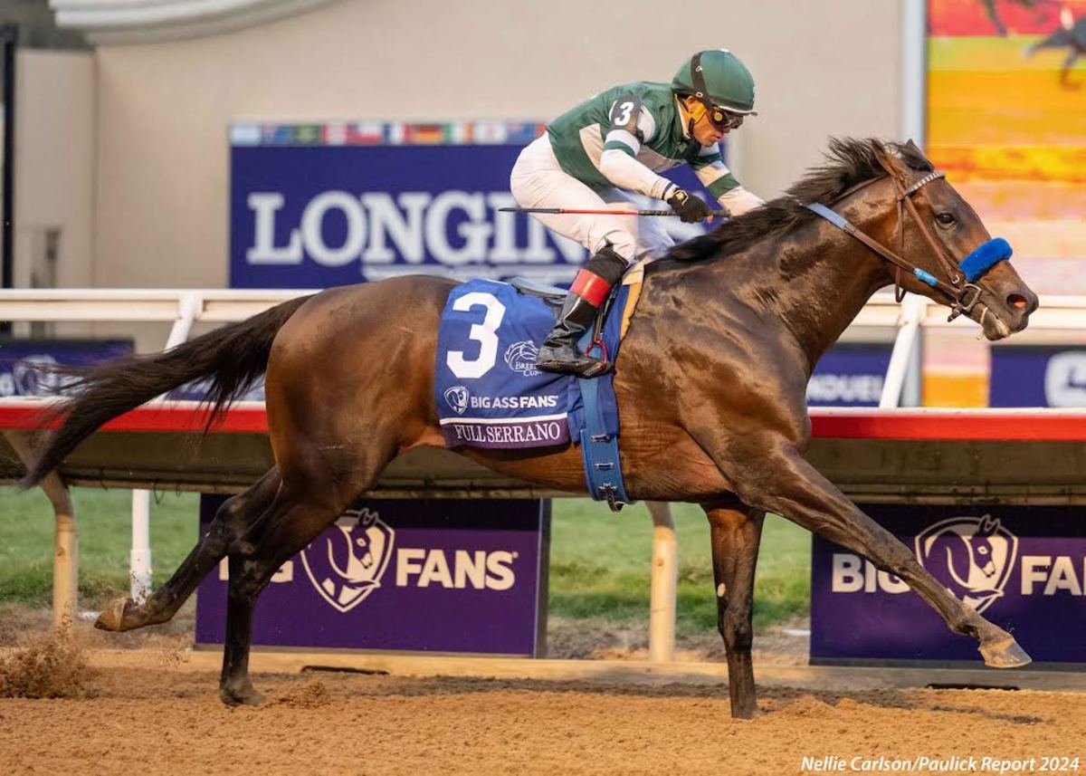 ArgentineBred Full Serrano Scores First U.S. Stakes Victory In