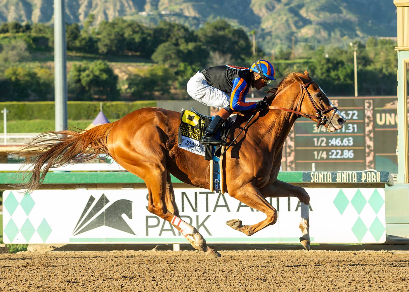 'He Burst Away': British Isles Takes Big 'Cap At Santa Anita - Paulick ...